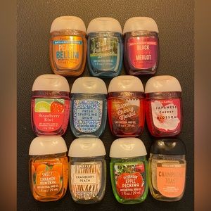 Bath and body works hand sanitizers ($5 for all)
